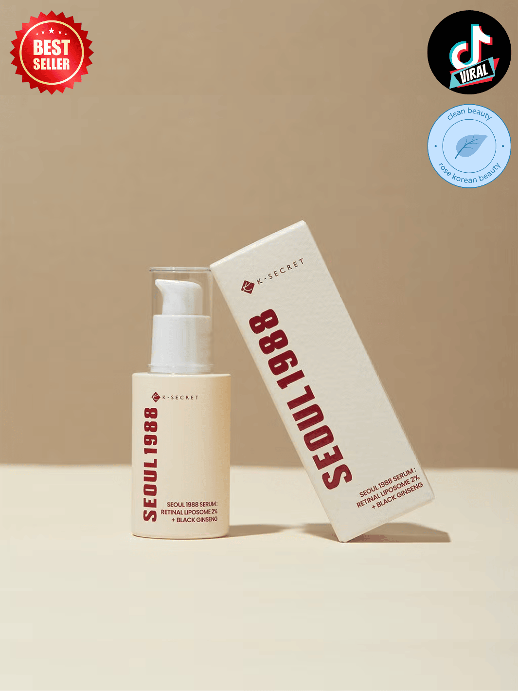 K-Secret | SEOUL 1988 Serum: Retinal Liposome 2% + Black Ginseng