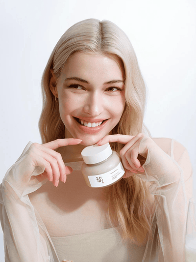 Brightened, hydrated complexion after using Beauty of Joseon mask