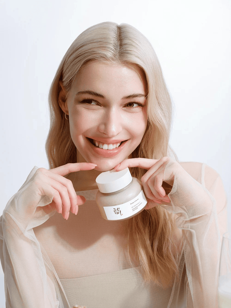 Brightened, hydrated complexion after using Beauty of Joseon mask