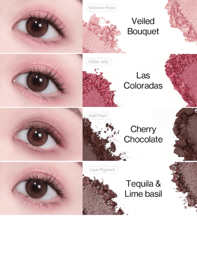 Glitterpedia Oogpalet N°5 All of Dusty Rose 