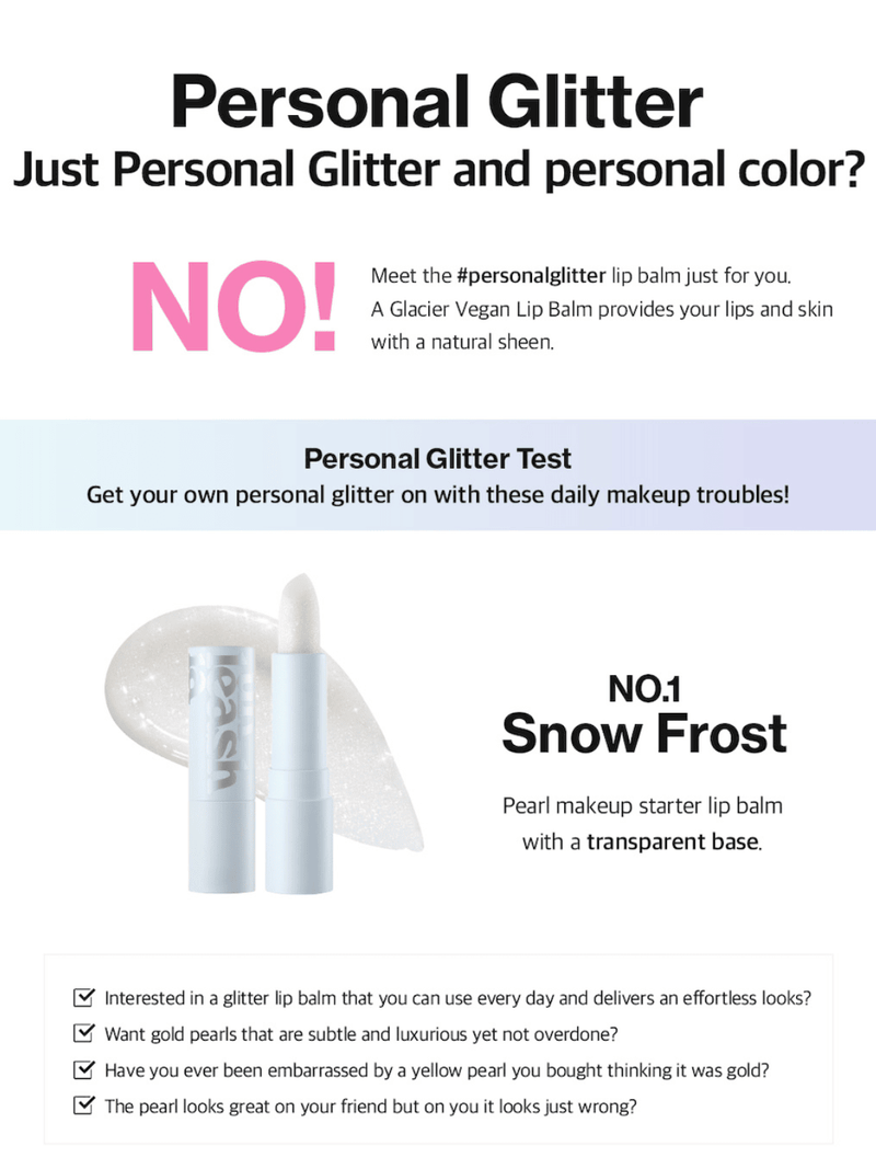 Glacier Vegan Lip Balm | 2 Colors