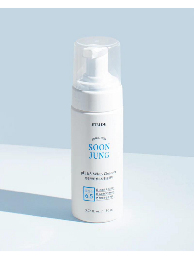 Etude House SoonJung pH 6.5 Whip Cleanser Rose Korean Beauty