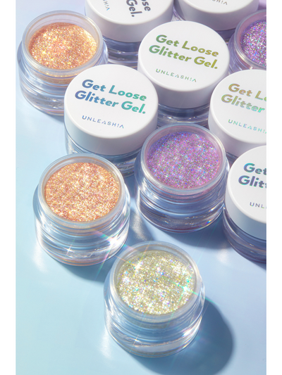 Krijg losse glittergel | 7 kleuren