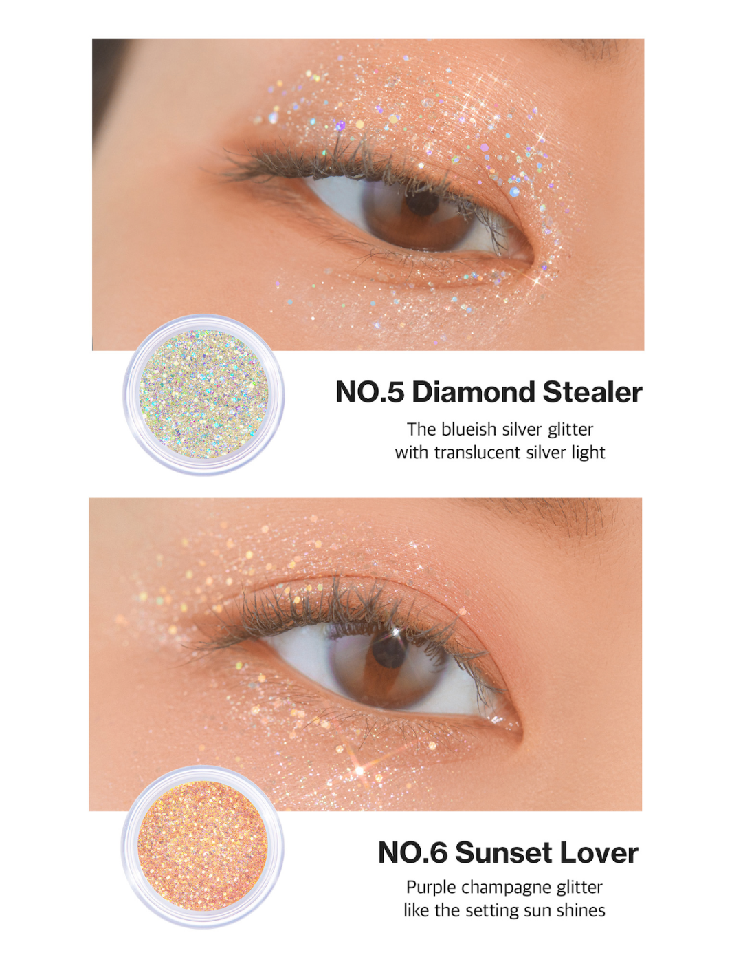 NEW Unleashia Get Loose Glitter Gel Diamond Stealer 4g Multi Use  Holographic