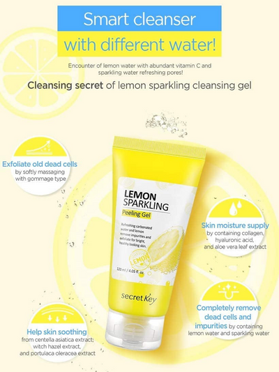 Lemon Sparkling Peeling Gel