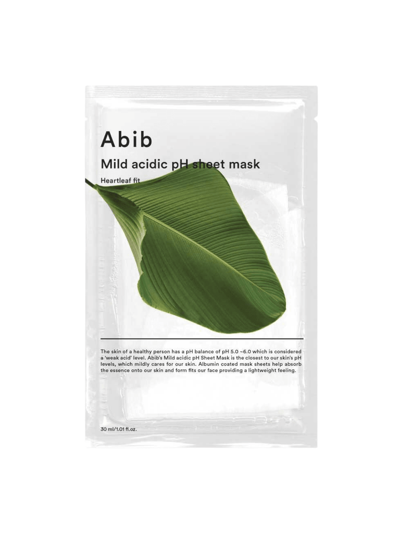 Mild Acidic pH Sheet Mask | Heartleaf Fit